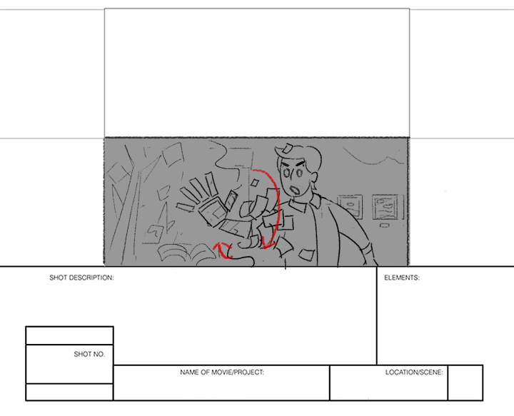 Rough Transition Storyboard