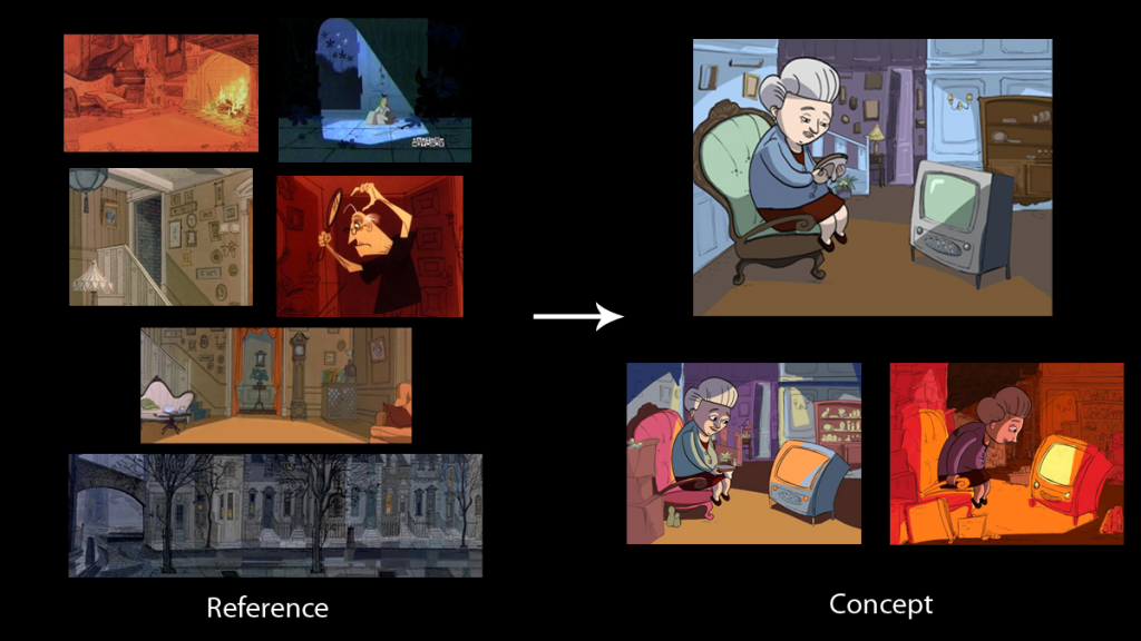 cartoon modern